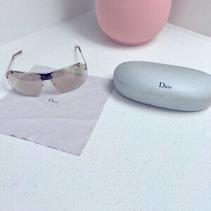 Gold Dior Sunglasses